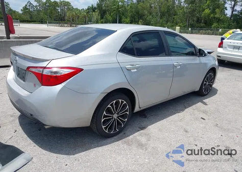 2014 Toyota Corolla S Plus z USA, uszkodzony, nr VIN 5YFBURHE9EP130826